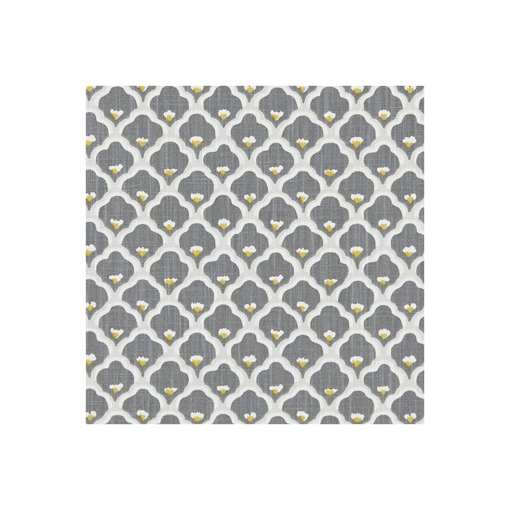 Sensu Charcoal by Clarke And Clarke Fabric CLARKE & CLARKE ORIENTAL GARDEN COTTON - 90%;LINEN - 10% United Kingdom MEDIUM Horizontal: 4.41 and Vertical: 3.11 54 - Fabric Carolina -
