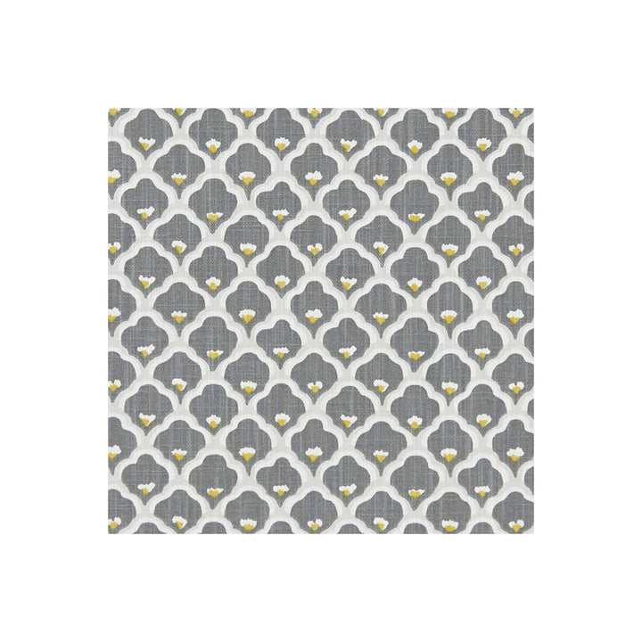 Sensu Charcoal by Clarke And Clarke Fabric CLARKE & CLARKE ORIENTAL GARDEN COTTON - 90%;LINEN - 10% United Kingdom MEDIUM Horizontal: 4.41 and Vertical: 3.11 54 - Fabric Carolina -