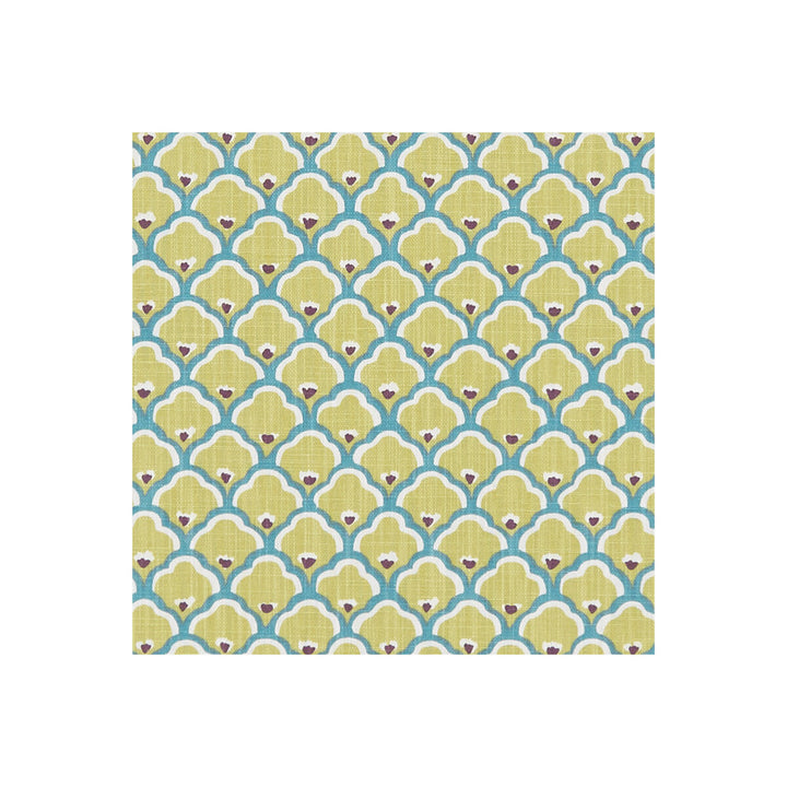 Sensu Citron by Clarke And Clarke Fabric CLARKE & CLARKE ORIENTAL GARDEN COTTON - 90%;LINEN - 10% United Kingdom MEDIUM Horizontal: 4.41 and Vertical: 3.11 54 - Fabric Carolina -
