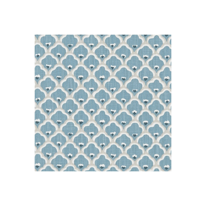 Sensu Denim by Clarke And Clarke Fabric CLARKE & CLARKE ORIENTAL GARDEN COTTON - 90%;LINEN - 10% United Kingdom MEDIUM Horizontal: 4.41 and Vertical: 3.11 54 - Fabric Carolina -