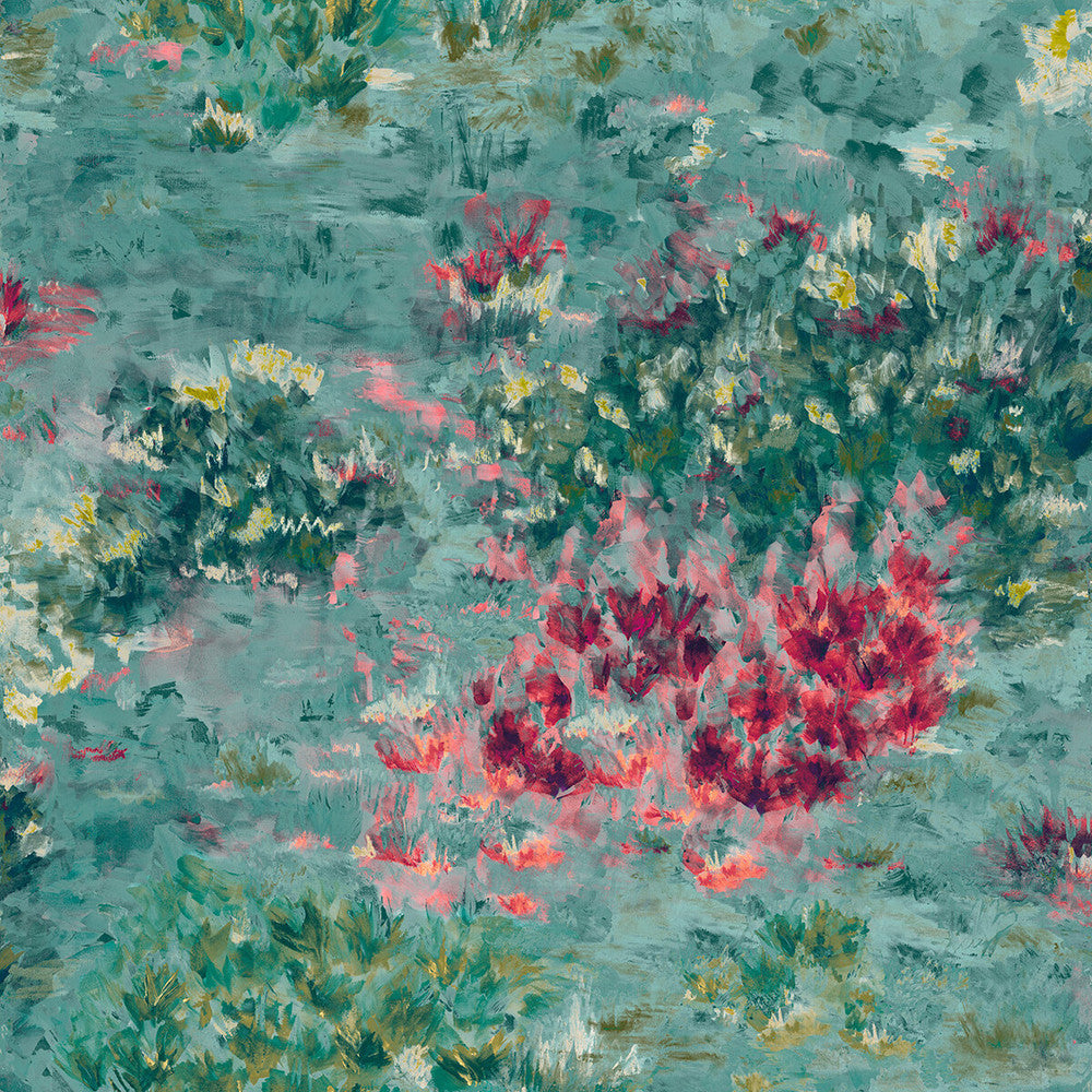 Fiore Mineral by Clarke And Clarke Fabric CLARKE & CLARKE EXOTICA POLYESTER - 100% India HEAVY Horizontal: 54.5 and Vertical: 27.375 54.75 - Fabric Carolina -