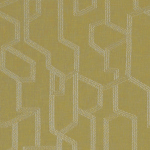 Labyrinth Citron by Clarke And Clarke Fabric