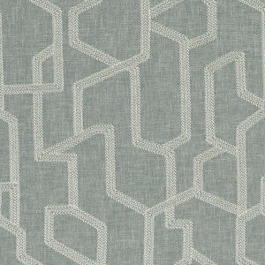 Labyrinth Mineral by Clarke And Clarke Fabric