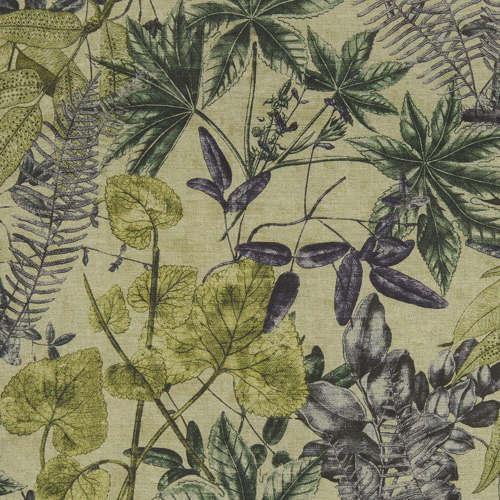 Madagascar Forest by Clarke And Clarke Fabric CLARKE & CLARKE EXOTICA VISCOSE - 75%;LINEN - 25% India HEAVY Horizontal: 53.125 and Vertical: 26.375 54 - Fabric Carolina -