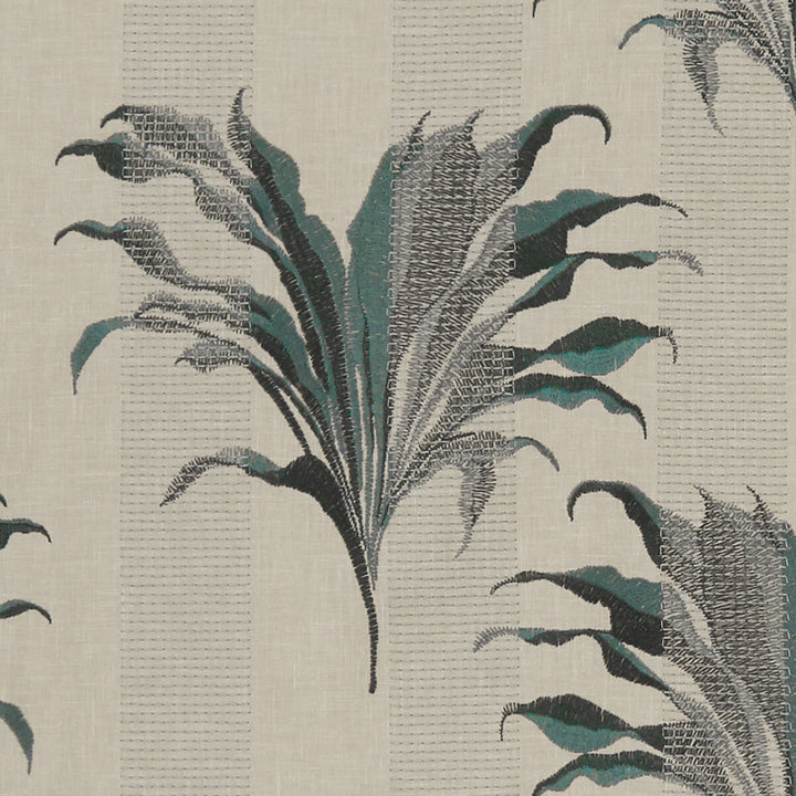 Palma Kingfisher by Clarke And Clarke Fabric Clarke And Clarke Fabric Palma KingfisherFabric CLARKE & CLARKE EXOTICA POLYESTER - 52%;COTTON - 48% India </p><p>Repeat: H: 17, V: 12.875 54 - Fabric Carolina -