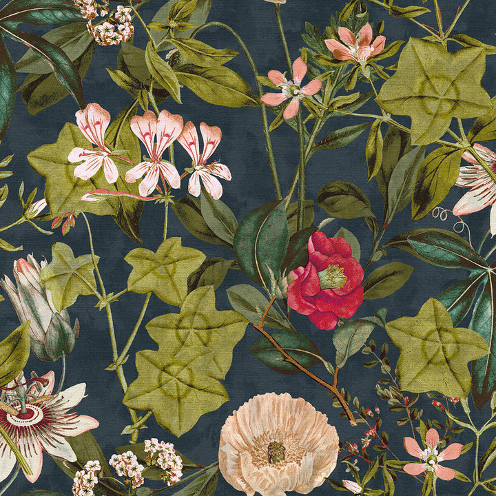 Passiflora Midnight/Spice by Clarke And Clarke Fabric Clarke And Clarke Fabric Passiflora Midnight/SpiceFabric CLARKE & CLARKE EXOTICA POLYESTER - 100% India </p><p>Repeat: H: 54, V: 27 54.75 - Fabric Carolina -