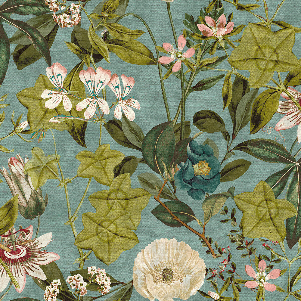 Passiflora Mineral/Blush by Clarke And Clarke Fabric Clarke And Clarke Fabric Passiflora Mineral/BlushFabric CLARKE & CLARKE EXOTICA POLYESTER - 100% India </p><p>Repeat: H: 54, V: 27 54.75 - Fabric Carolina -