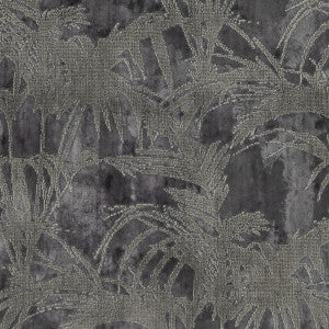 Tropicale Charcoal by Clarke And Clarke Fabric