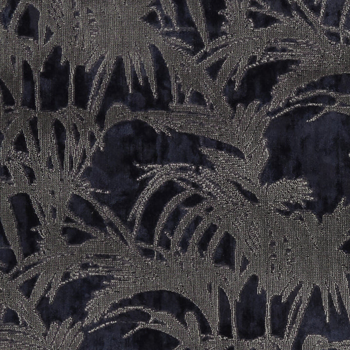 Tropicale Midnight by Clarke And Clarke Fabric CLARKE & CLARKE EXOTICA POLYESTER - 63%;VISCOSE - 21%;COTTON - 16% India HEAVY Horizontal: 13.625 and Vertical: 15.75 54 - Fabric Carolina -