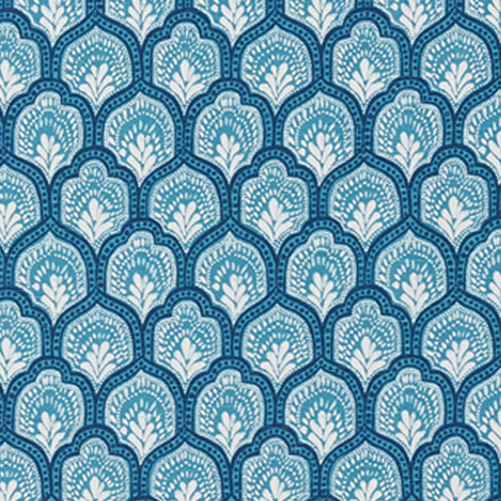 F1305 Cyan by Greenhouse Fabric 100% Cotton USA 9,000 double rubs </p><p>Repeat: 5.4" H, 8.416" V 54" - Fabric Carolina -