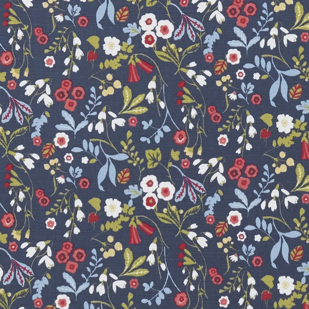 Ashbee Rouge by Clarke And Clarke Fabric CLARKE & CLARKE SHERWOOD COTTON - 100% Turkey MEDIUM Horizontal: - and Vertical: - 54 - Fabric Carolina -