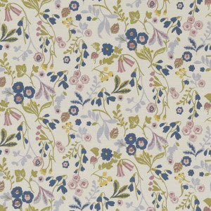 Ashbee Teal/Blush by Clarke And Clarke Fabric