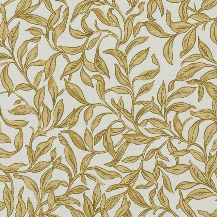 Entwistle Gold by Clarke And Clarke Designer Fabric CLARKE & CLARKE SHERWOOD COTTON - 100% Turkey MEDIUM Horizontal: and Vertical: 54 - Swanky Fabrics -