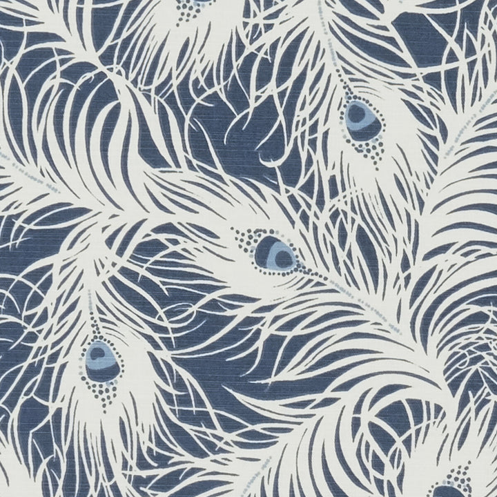 Harper Denim by Clarke And Clarke Fabric CLARKE & CLARKE SHERWOOD COTTON - 100% Turkey MEDIUM Horizontal: - and Vertical: - 54 - Fabric Carolina -