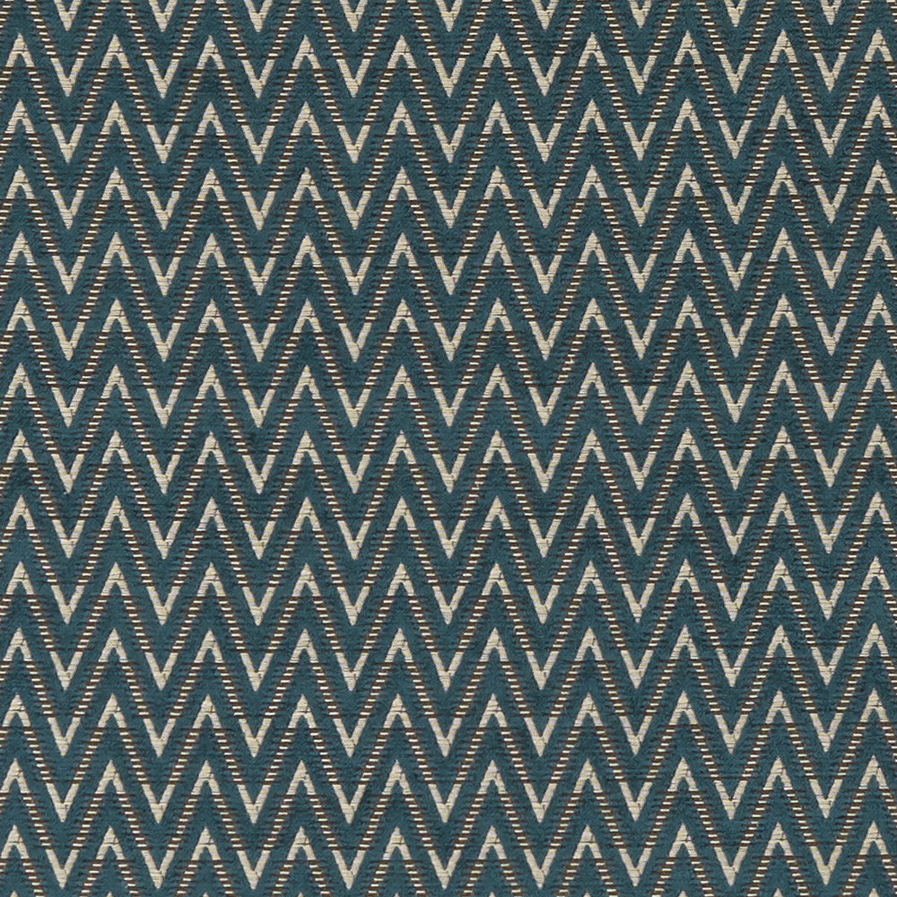 Zion Teal by Clarke And Clarke Fabric CLARKE & CLARKE AVALON VISCOSE - 43%;COTTON - 33%;POLYESTER - 24% Turkey MEDIUM Horizontal: 1.375 and Vertical: 1 54 - Fabric Carolina -