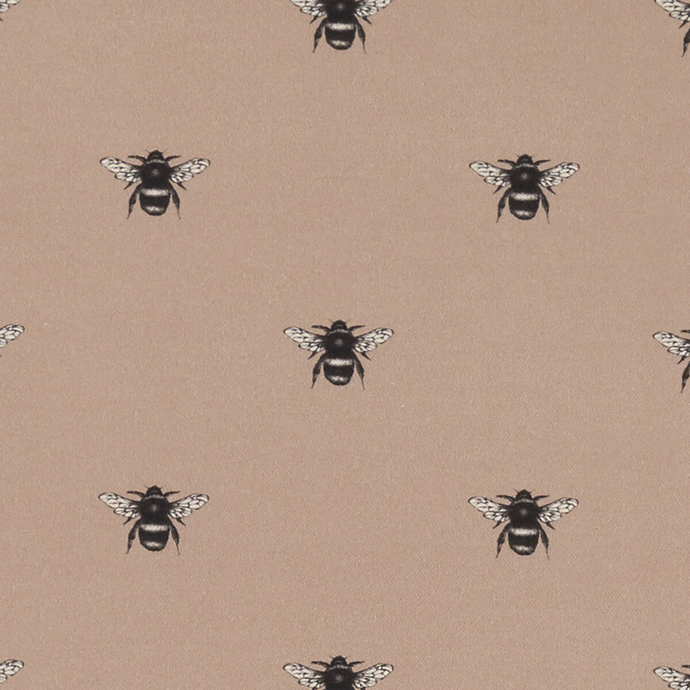 Abeja Blush by Clarke And Clarke Fabric CLARKE & CLARKE EDEN COTTON - 90%;LINEN - 10% Spain MEDIUM Horizontal: 6.75 and Vertical: 6.375 54.375 - Fabric Carolina -