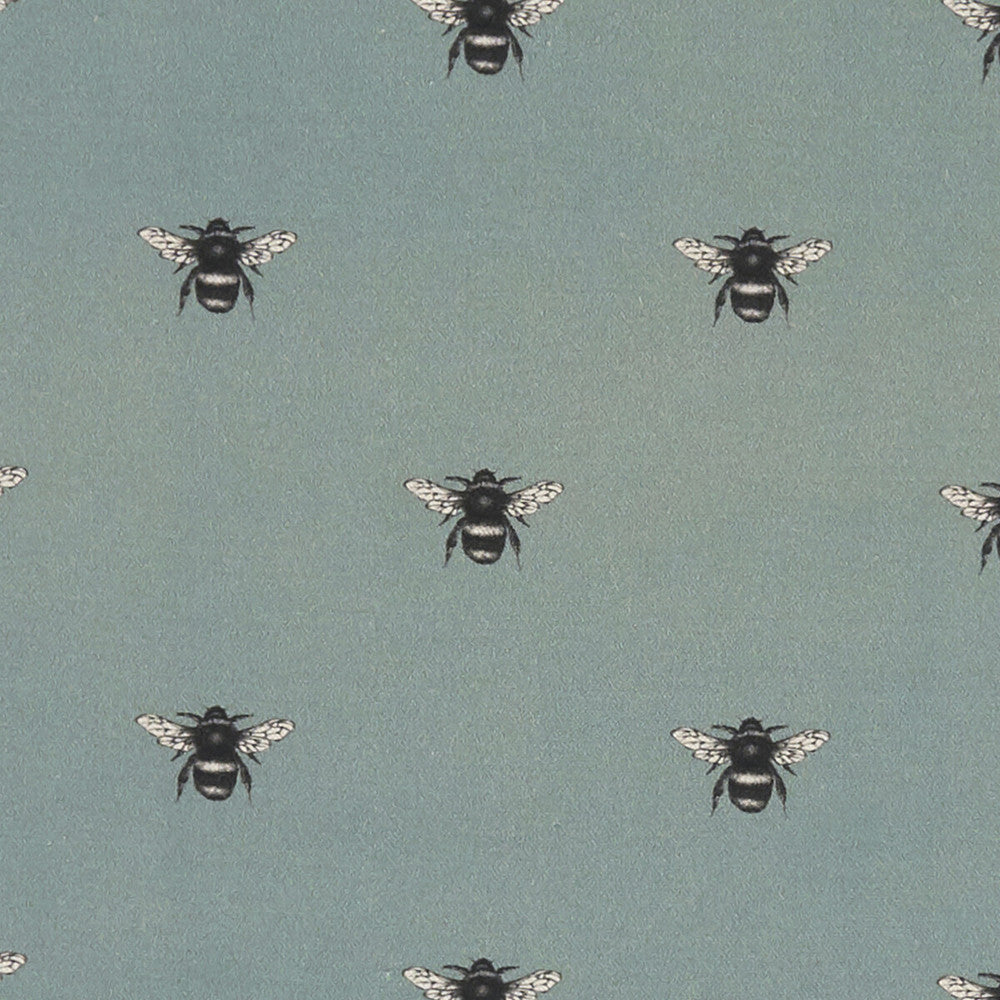 Abeja Mineral by Clarke And Clarke Fabric CLARKE & CLARKE EDEN COTTON - 90%;LINEN - 10% Spain MEDIUM Horizontal: 6.75 and Vertical: 6.375 54.375 - Fabric Carolina -