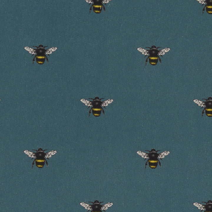 Abeja Teal by Clarke And Clarke Fabric Clarke And Clarke Fabric Abeja TealFabric CLARKE & CLARKE EDEN COTTON - 90%;LINEN - 10% Spain </p><p>Repeat: H: 6.75, V: 6.375 54.375 - Fabric Carolina -