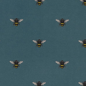 Abeja Teal by Clarke And Clarke Fabric