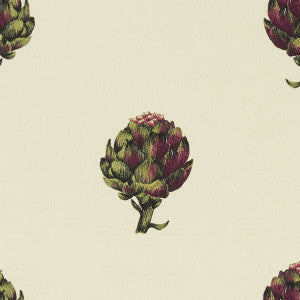 Artichoke Ivory by Clarke And Clarke Fabric