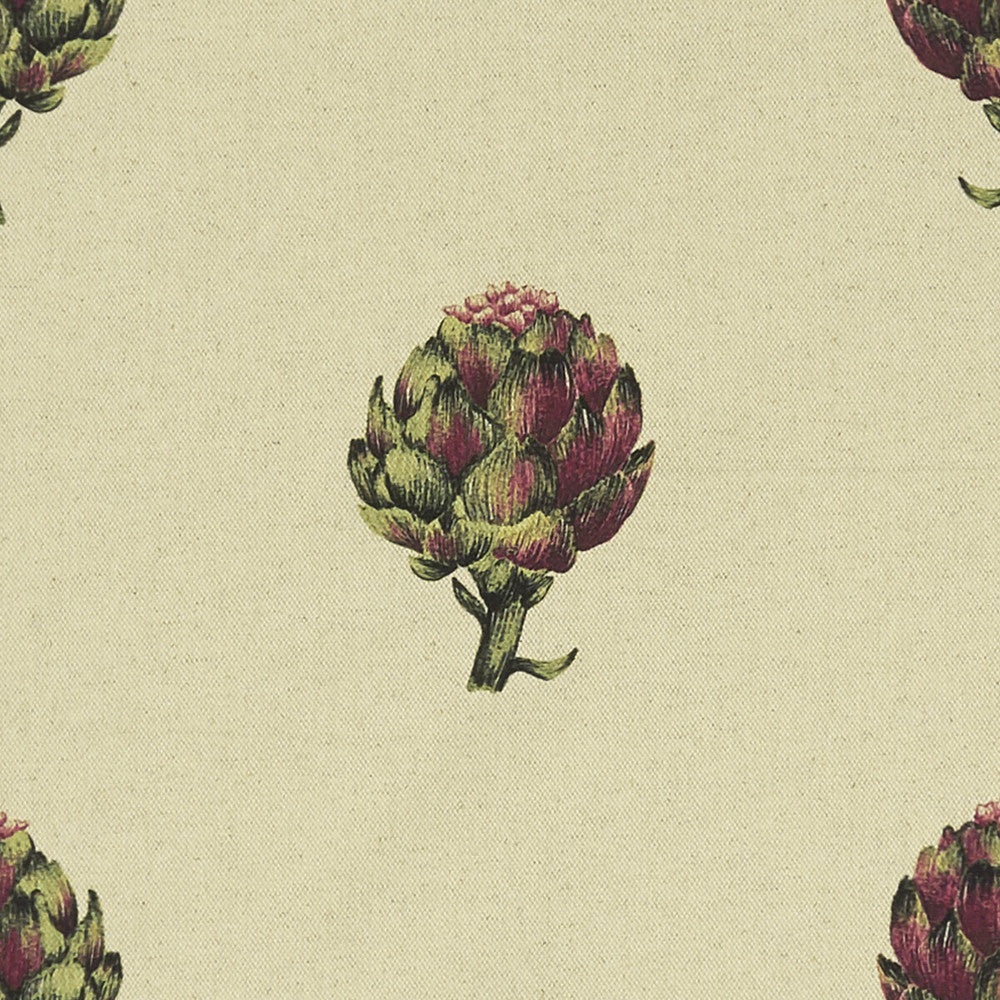 Artichoke Linen by Clarke And Clarke Fabric CLARKE & CLARKE EDEN COTTON - 90%;LINEN - 10% Spain MEDIUM Horizontal: 13.375 and Vertical: 12.25 54.375 - Fabric Carolina -