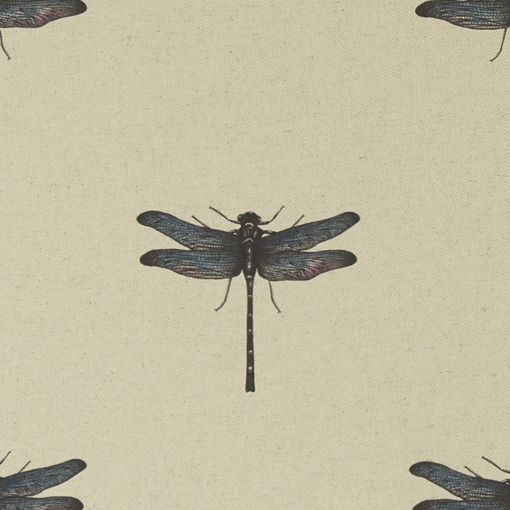 Azure Teal by Clarke And Clarke Designer Fabric CLARKE & CLARKE EDEN COTTON - 90%;LINEN - 10% Spain MEDIUM Horizontal: 26.625 and Vertical: 12.25 54.375 - Swanky Fabrics -