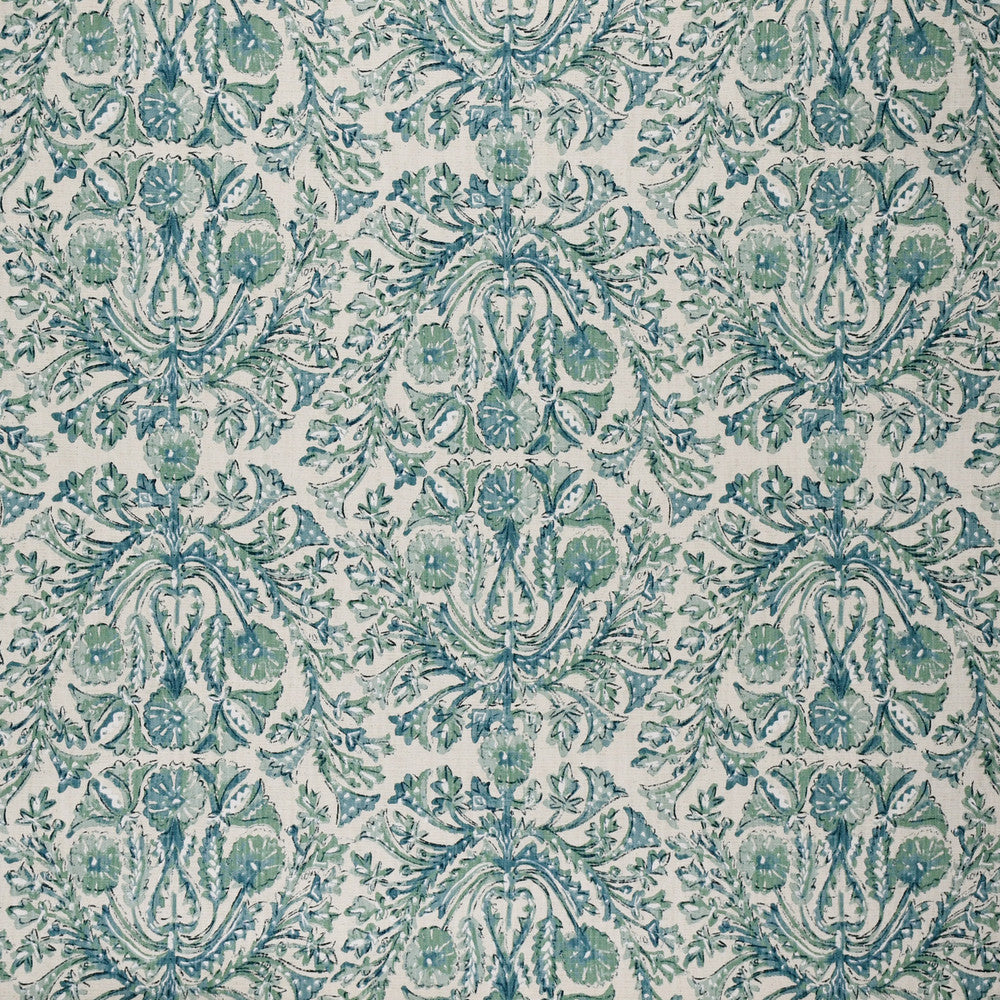 F1327 Verde by Greenhouse Fabric 85% Cotton, 15% LinenHalf Drop Repeat USA 24,000 double rubs </p><p>Repeat: 10.8" H, 25.25" V 54" - Fabric Carolina -