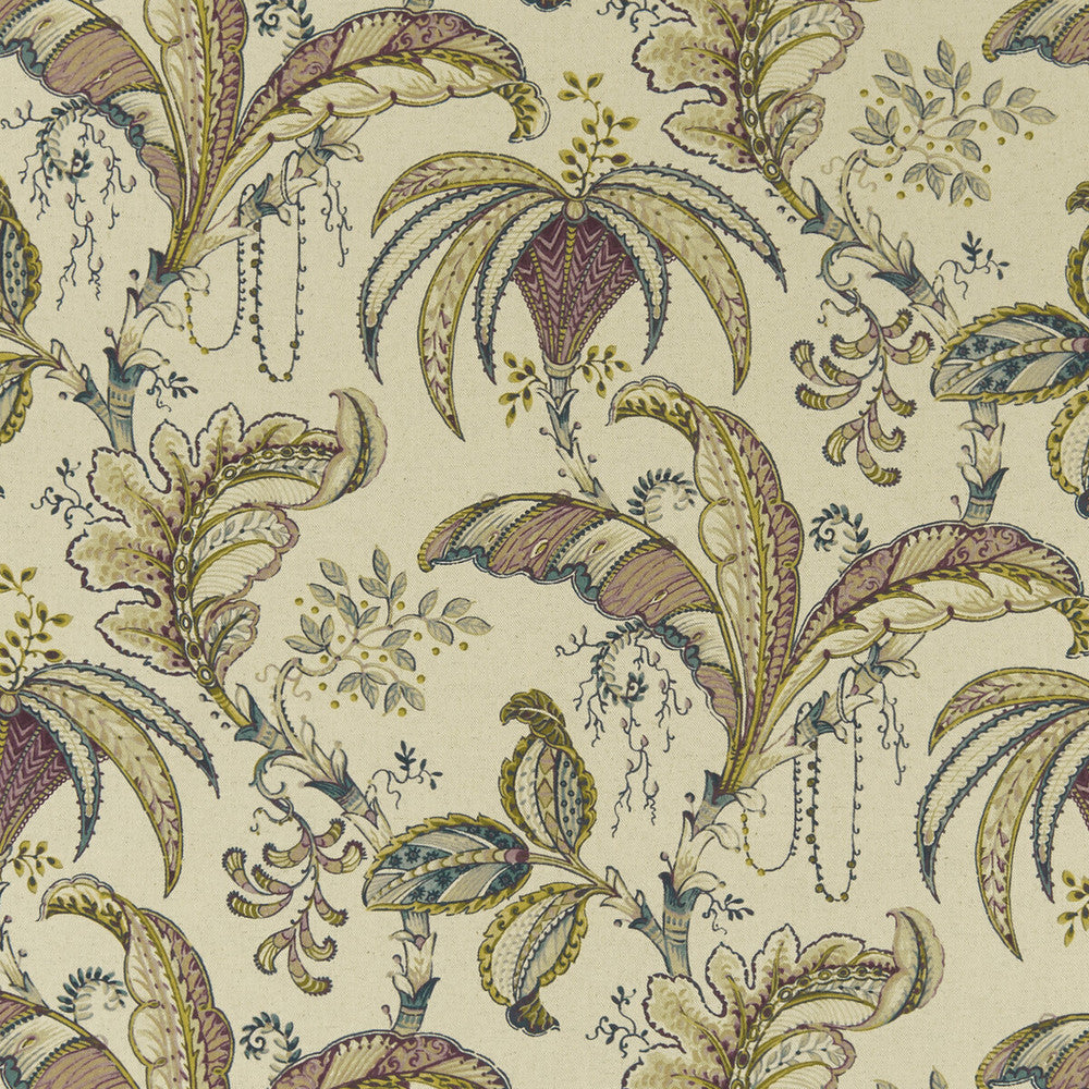 Ophelia Multi by Clarke And Clarke Fabric CLARKE & CLARKE EDEN COTTON - 90%;LINEN - 10% Spain MEDIUM Horizontal: 26.625 and Vertical: 24.875 54.375 - Fabric Carolina -