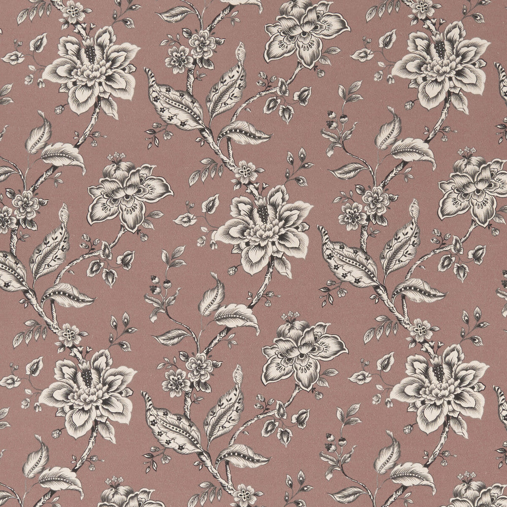 Palampore Blush by Clarke And Clarke Fabric CLARKE & CLARKE EDEN COTTON - 90%;LINEN - 10% Spain MEDIUM Horizontal: 17.75 and Vertical: 16.625 54.375 - Fabric Carolina -