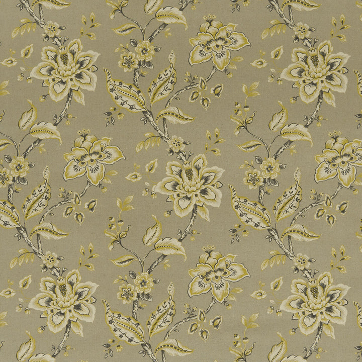 Palampore Mineral by Clarke And Clarke Fabric CLARKE & CLARKE EDEN COTTON - 90%;LINEN - 10% Spain MEDIUM Horizontal: 17.75 and Vertical: 16.625 54.375 - Fabric Carolina -