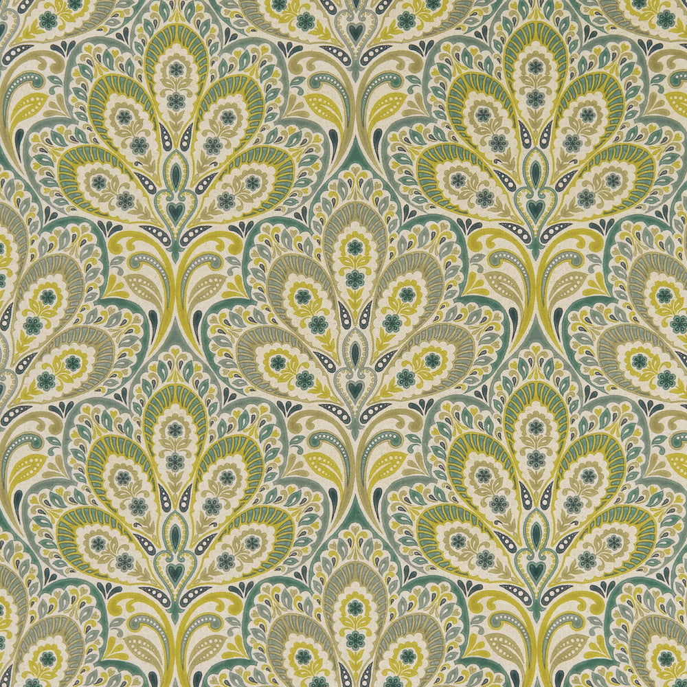 Persia Mineral by Clarke And Clarke Fabric CLARKE & CLARKE EDEN COTTON - 90%;LINEN - 10% Spain MEDIUM Horizontal: 13.375 and Vertical: 13.5 54.375 - Fabric Carolina -