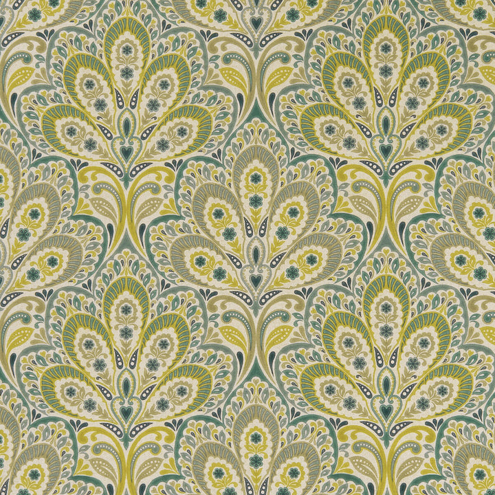 Persia Mineral by Clarke And Clarke Fabric CLARKE & CLARKE EDEN COTTON - 90%;LINEN - 10% Spain MEDIUM Horizontal: 13.375 and Vertical: 13.5 54.375 - Fabric Carolina -
