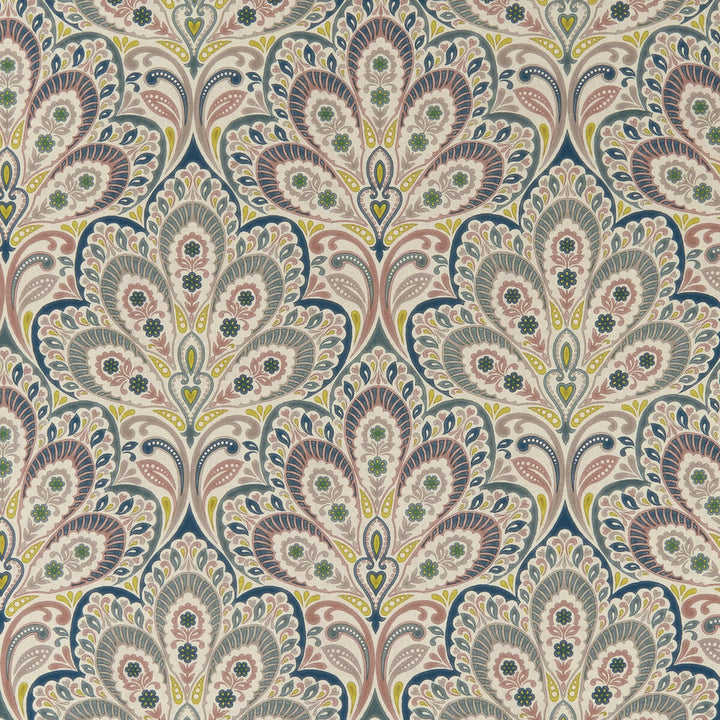 Persia Multi by Clarke And Clarke Fabric CLARKE & CLARKE EDEN COTTON - 90%;LINEN - 10% Spain MEDIUM Horizontal: 13.375 and Vertical: 13.5 54.375 - Fabric Carolina -