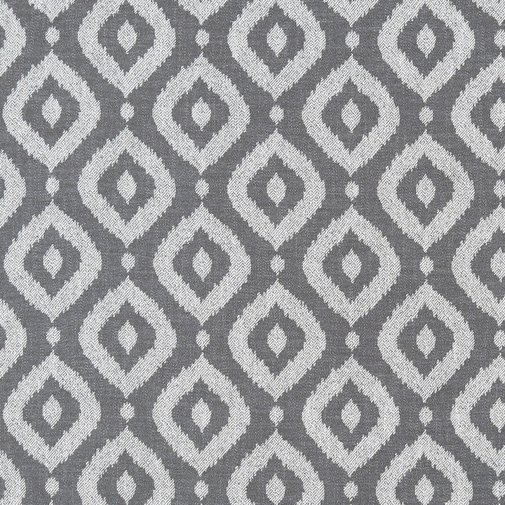 Soraya Charcoal by Clarke And Clarke Fabric CLARKE & CLARKE PRINCE OF PERSIA POLYESTER - 64%;VISCOSE - 25%;LINEN - 11% India HEAVY Horizontal: 6.938 and Vertical: 7.125 55.625 - Fabric Carolina -