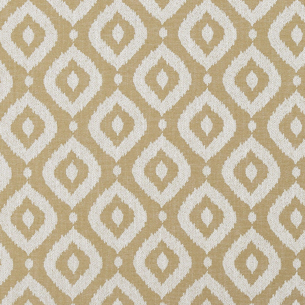 Soraya Ochre by Clarke And Clarke Designer Fabric CLARKE & CLARKE PRINCE OF PERSIA POLYESTER - 64%;VISCOSE - 25%;LINEN - 11% India HEAVY Horizontal: 6.938 and Vertical: 7.125 55.625 - Swanky Fabrics -