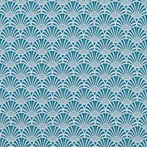 Zellige Teal by Clarke And Clarke Fabric