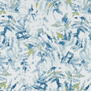 Arielli Teal/Citrus by Clarke And Clarke Fabric