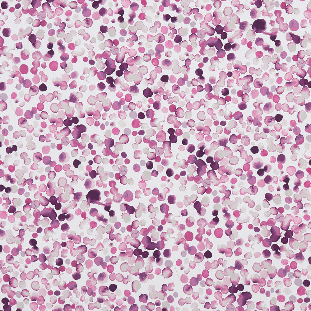 Lugar Magenta by Clarke And Clarke Fabric CLARKE & CLARKE PALMERO COTTON - 100% Spain MEDIUM Horizontal: 13.625 and Vertical: 27.625 54 - Fabric Carolina -