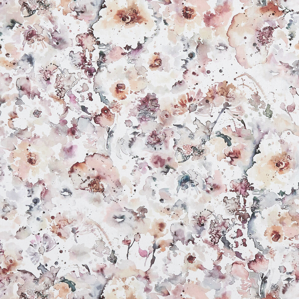 Florrie Pastel by Clarke And Clarke Fabric CLARKE & CLARKE PALMERO COTTON - 100% Spain MEDIUM Horizontal: 27 and Vertical: 24.875 54 - Fabric Carolina -