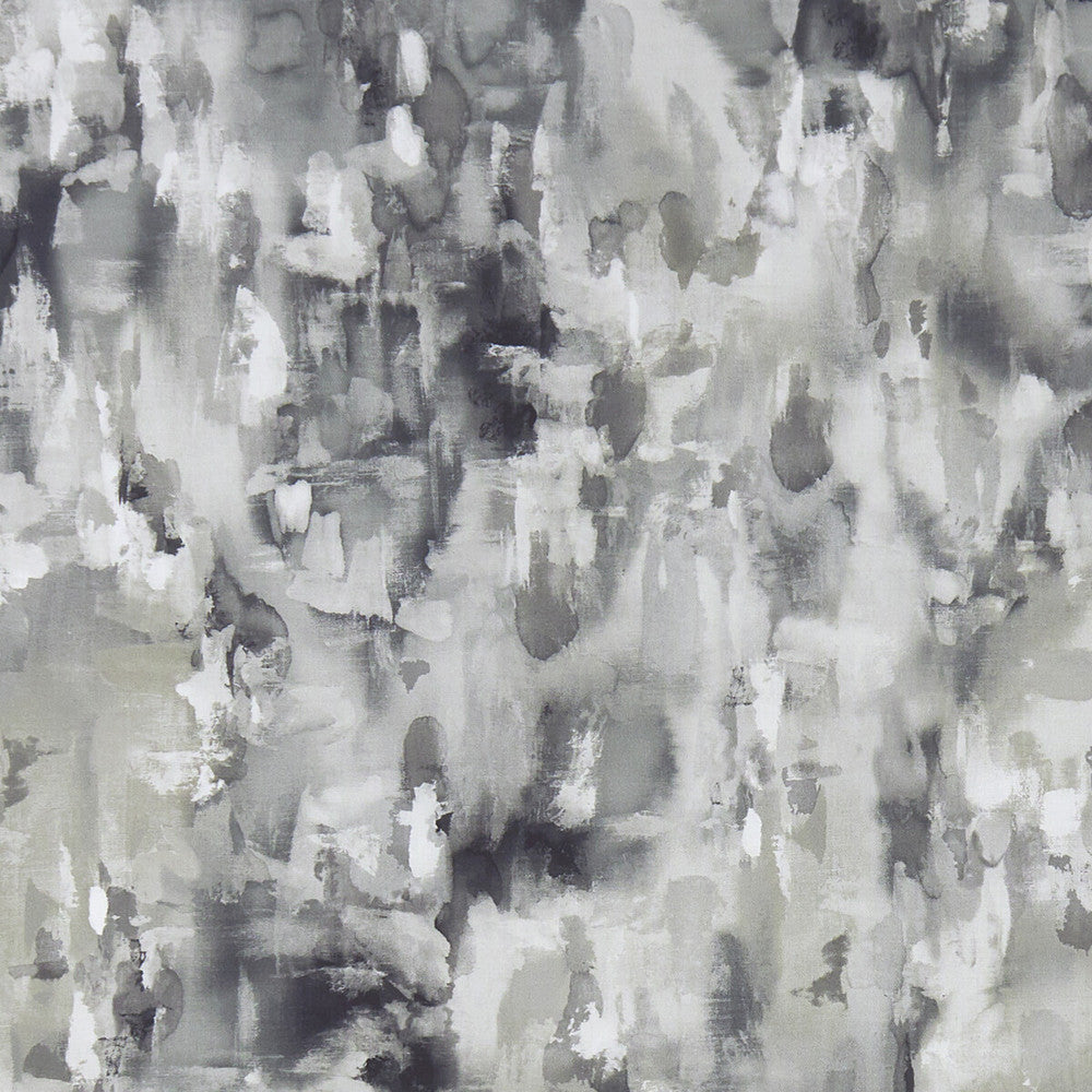 Impasto Smoke by Clarke And Clarke Fabric CLARKE & CLARKE PALMERO COTTON - 100% Spain MEDIUM Horizontal: 27 and Vertical: 31.5 54 - Fabric Carolina -