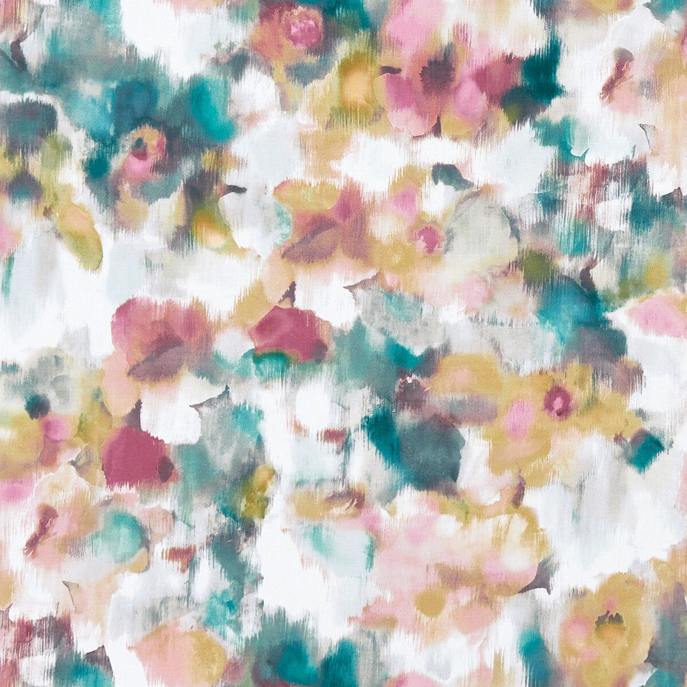 Marissa Sorbet by Clarke And Clarke Fabric CLARKE & CLARKE PALMERO COTTON - 100% Spain MEDIUM Horizontal: 27 and Vertical: 22.875 54 - Fabric Carolina -