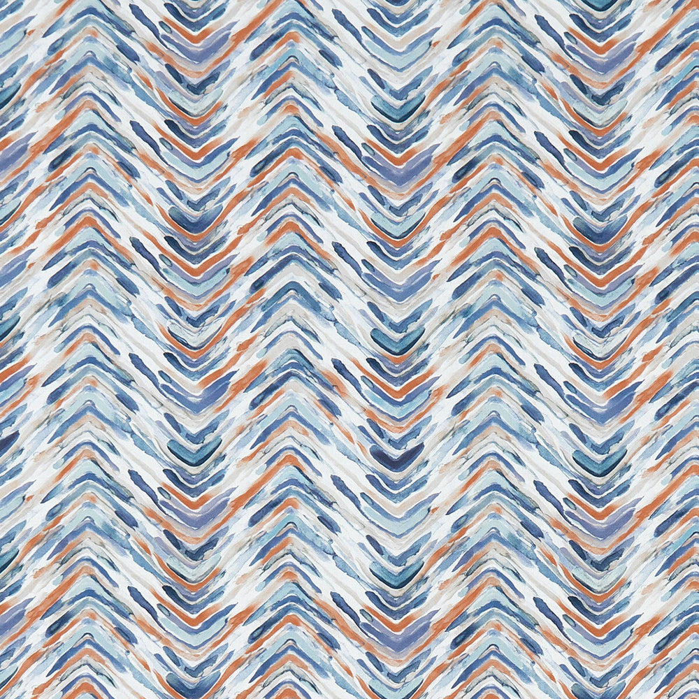 Medley Teal/Spice by Clarke And Clarke Fabric Clarke And Clarke Fabric Medley Teal/SpiceFabric CLARKE & CLARKE PALMERO COTTON - 100% Spain </p><p>Repeat: H: 13.625, V: 15.75 54 - Fabric Carolina -