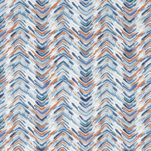 Medley Teal/Spice by Clarke And Clarke Fabric