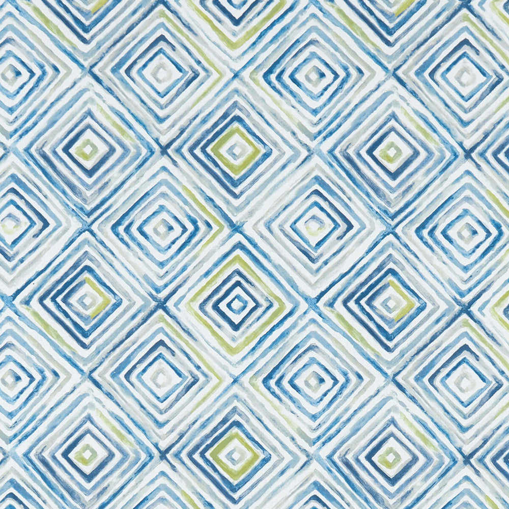 Otis Mineral by Clarke And Clarke Designer Fabric CLARKE & CLARKE PALMERO COTTON - 100% Spain MEDIUM Horizontal: 13.625 and Vertical: 13.875 54 - Swanky Fabrics -