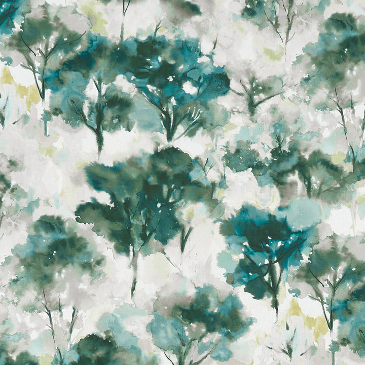 Sagano Forest by Clarke And Clarke Fabric CLARKE & CLARKE PALMERO COTTON - 100% Spain MEDIUM Horizontal: 18 and Vertical: 27.25 54 - Fabric Carolina -