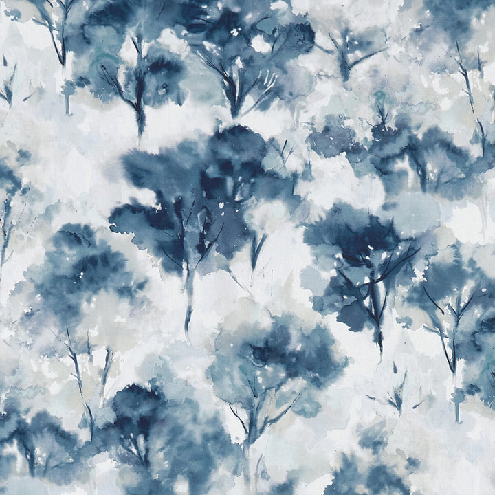 Sagano Ink by Clarke And Clarke Fabric CLARKE & CLARKE PALMERO COTTON - 100% Spain MEDIUM Horizontal: 18 and Vertical: 27.25 54 - Fabric Carolina -