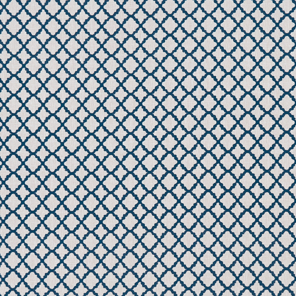 Ariyana Denim by Clarke And Clarke Designer Fabric CLARKE & CLARKE PRINCE OF PERSIA COTTON - 61%;POLYESTER - 24%;VISCOSE - 15% India Horizontal: 1.625 and Vertical: 1.625 50.5 - Swanky Fabrics -