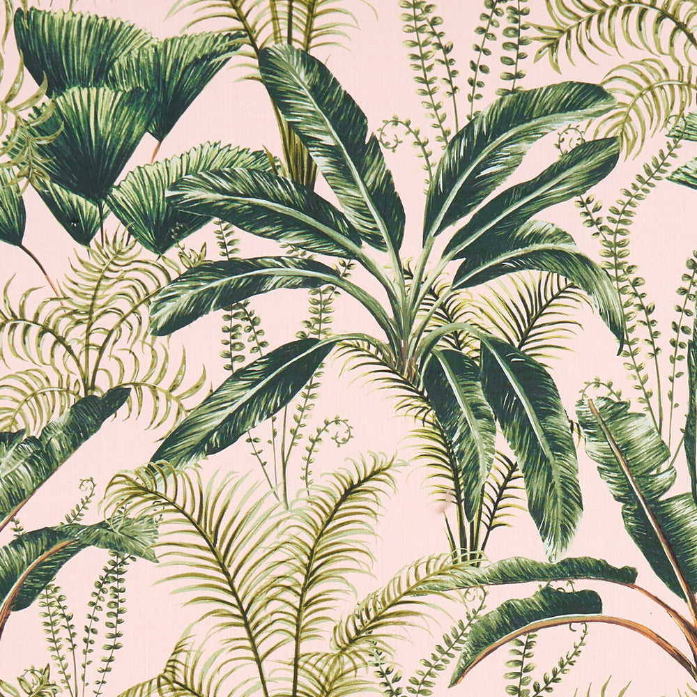 Majorelle Blush by Clarke And Clarke Fabric CLARKE & CLARKE PRINCE OF PERSIA COTTON - 100% India HEAVY Horizontal: 27 and Vertical: 24.875 54.25 - Fabric Carolina -