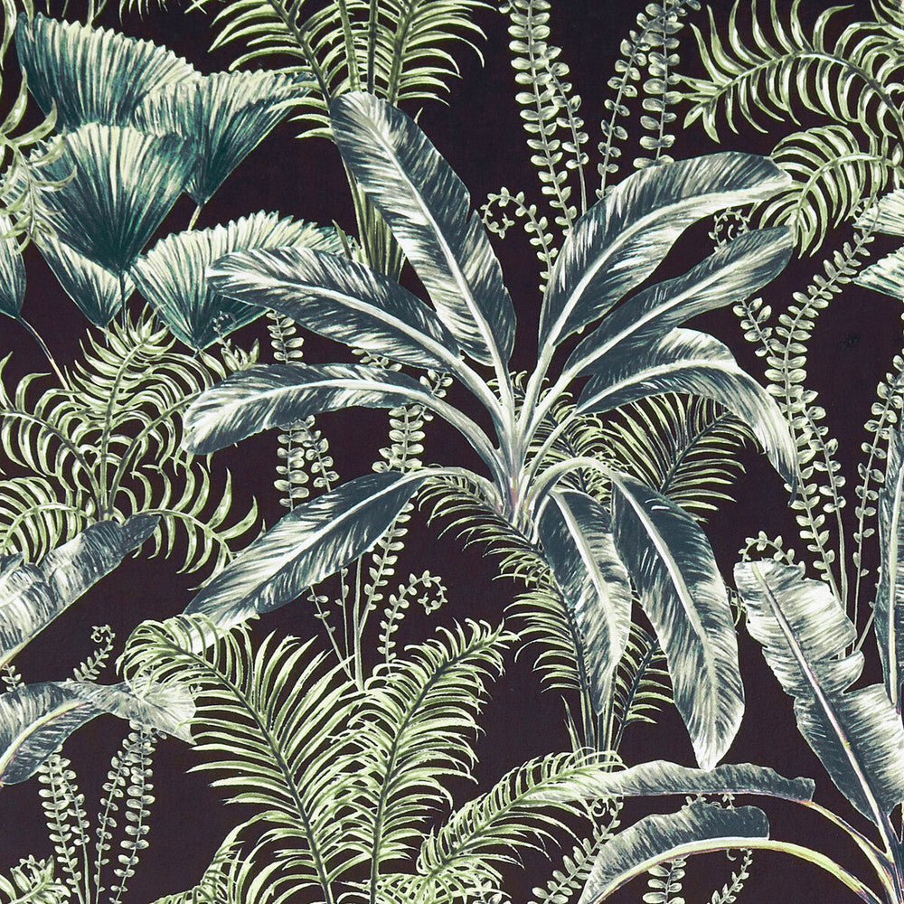 Majorelle Velvet Charcoal by Clarke And Clarke Fabric CLARKE & CLARKE PRINCE OF PERSIA POLYESTER - 100% India HEAVY Horizontal: 26.625 and Vertical: 24.875 53.25 - Fabric Carolina -