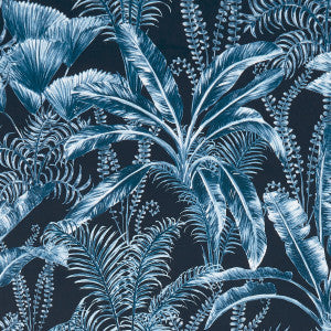 Majorelle Velvet Midnight by Clarke And Clarke Fabric